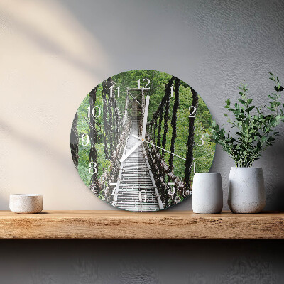 Horloge ronde Pont suspendu