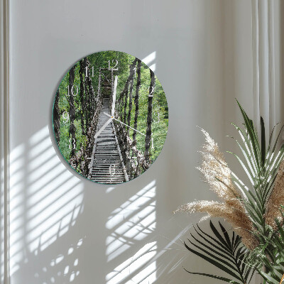 Horloge ronde Pont suspendu