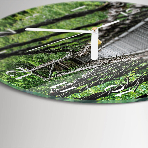 Horloge ronde Pont suspendu