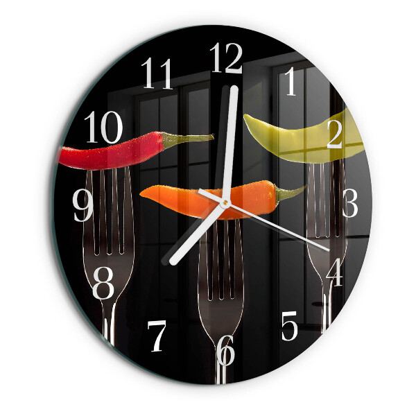 Horloge ronde Fourchette