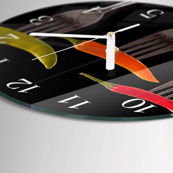 Horloge ronde Fourchette