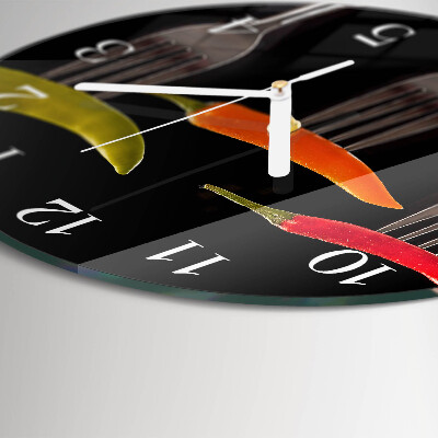 Horloge ronde Fourchette