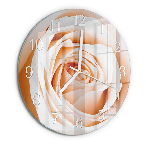 Horloge ronde Rose