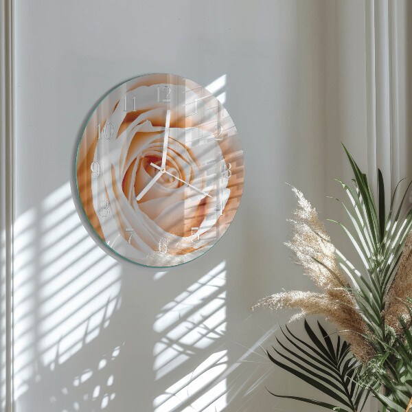 Horloge ronde Rose