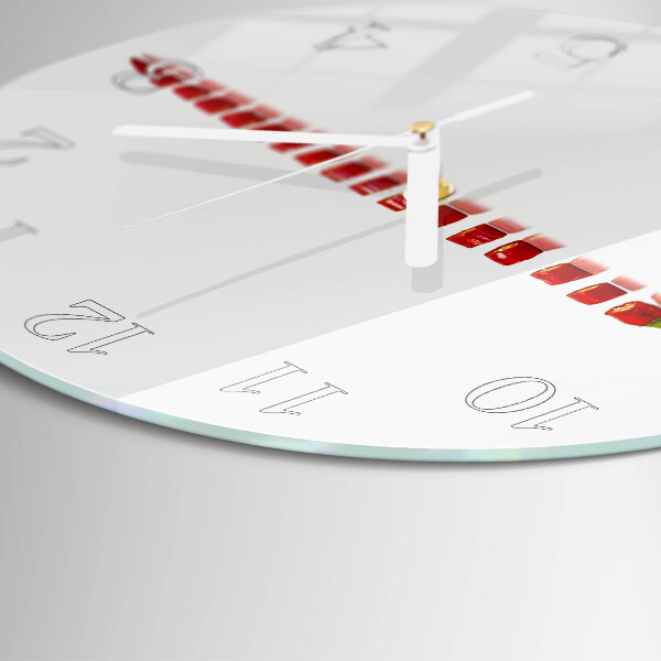 Horloge ronde piment