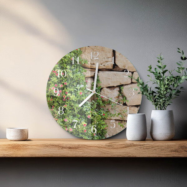 Horloge ronde Pierres naturelles