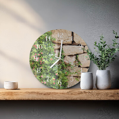 Horloge ronde Pierres naturelles