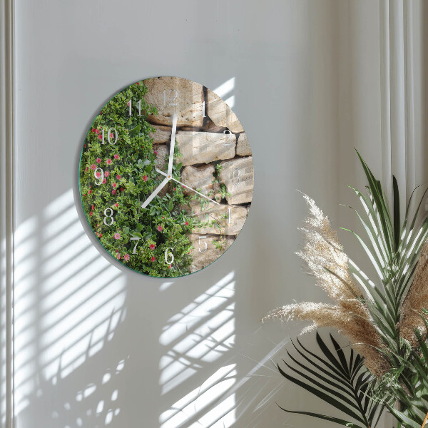Horloge ronde Pierres naturelles
