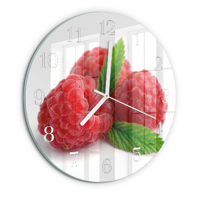 Horloge ronde Framboises