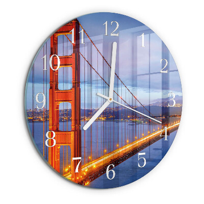 Horloge ronde Golden Gate