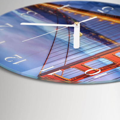 Horloge ronde Golden Gate