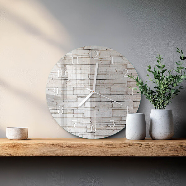 Horloge ronde Mâchefer