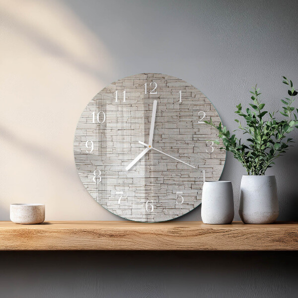 Horloge ronde Mâchefer