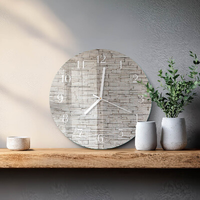 Horloge ronde Mâchefer