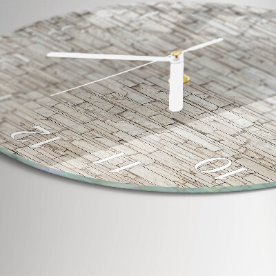 Horloge ronde Mâchefer