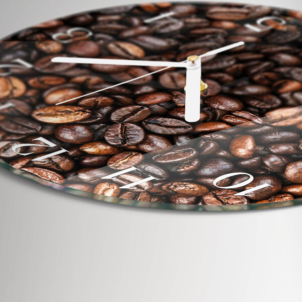 Horloge ronde Café en grains