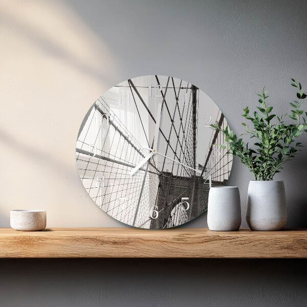 Horloge ronde Pont de Brooklyn