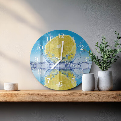 Horloge ronde Citrique