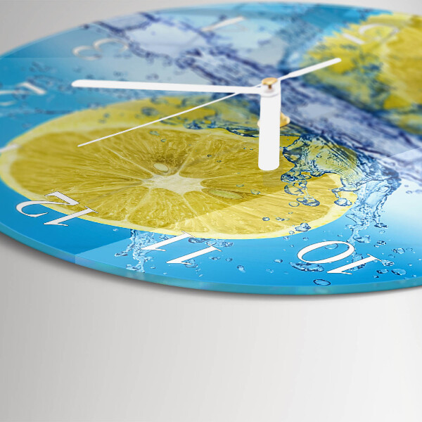 Horloge ronde Citrique