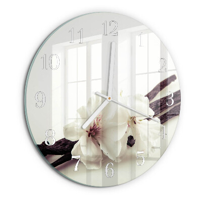 Horloge ronde Vanille