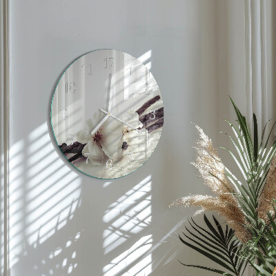 Horloge ronde Vanille