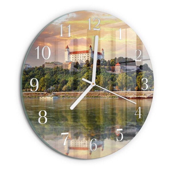 Horloge ronde Château de la rivière