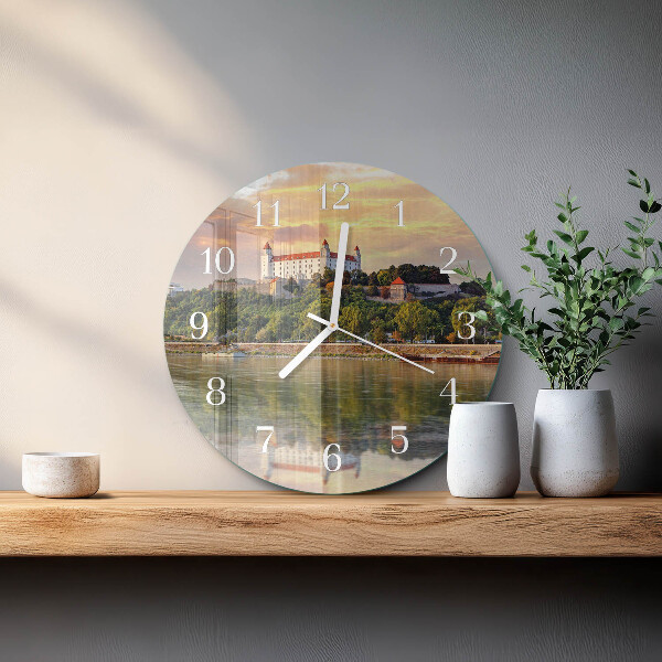 Horloge ronde Château de la rivière