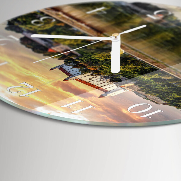 Horloge ronde Château de la rivière