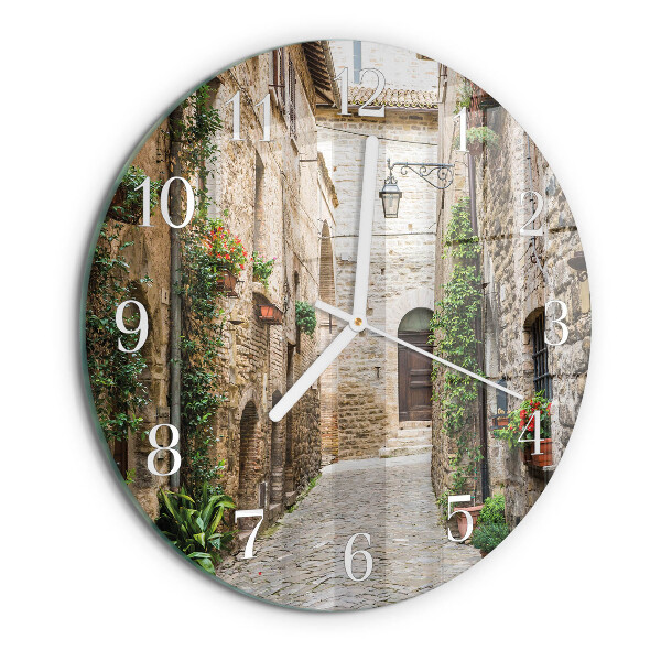 Horloge ronde Rue