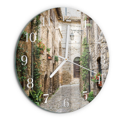 Horloge ronde Rue
