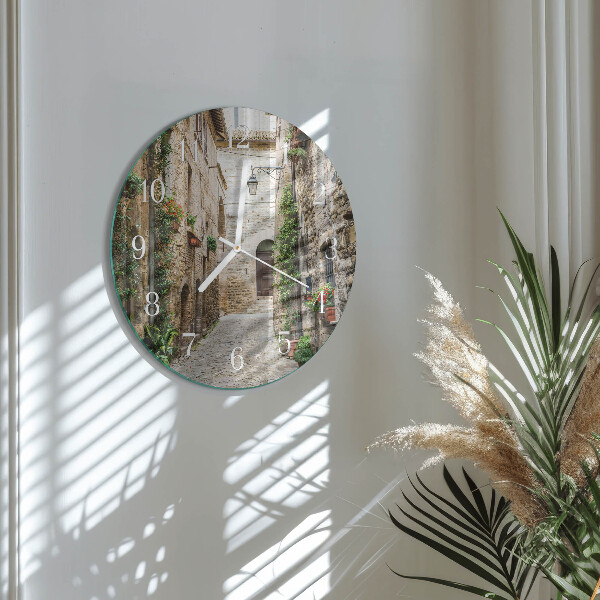 Horloge ronde Rue
