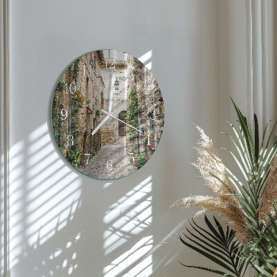 Horloge ronde Rue