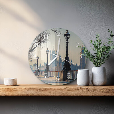 Horloge ronde Lanternes