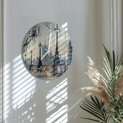 Horloge ronde Lanternes