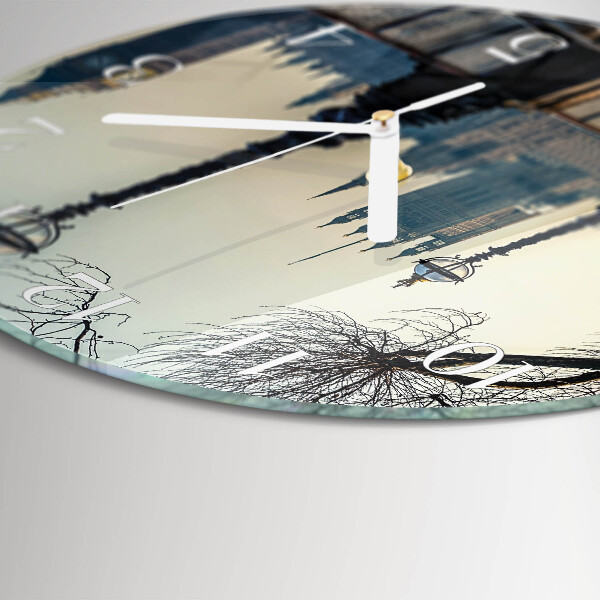 Horloge ronde Lanternes