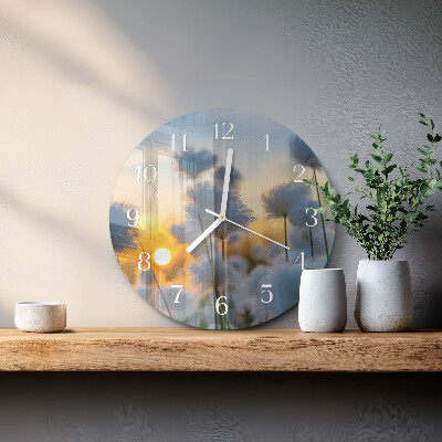 Horloge ronde Coton