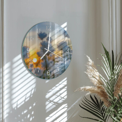 Horloge ronde Coton