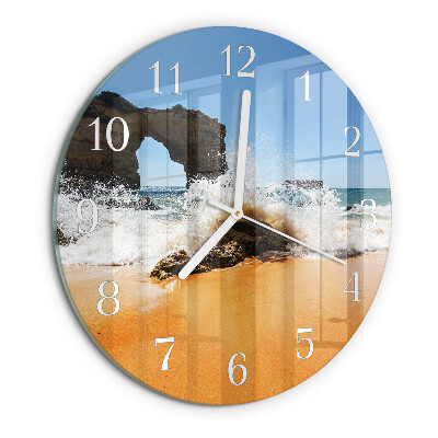 Horloge ronde Plage