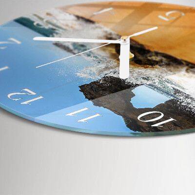 Horloge ronde Plage