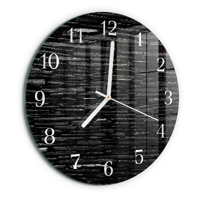 Horloge ronde Pierres