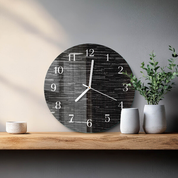 Horloge ronde Pierres