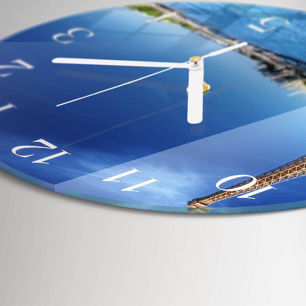 Horloge ronde Le ciel de Paris