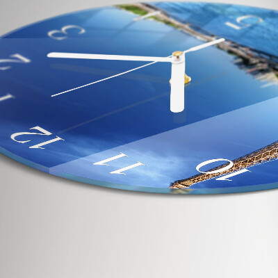 Horloge ronde Le ciel de Paris