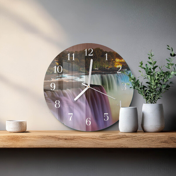 Horloge ronde Cascade