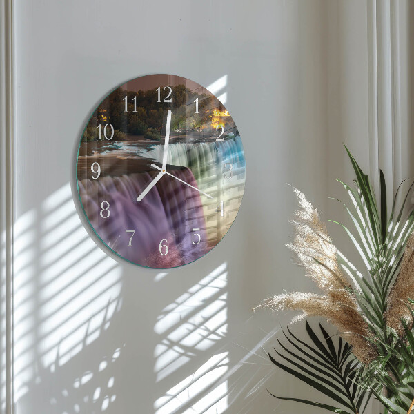Horloge ronde Cascade