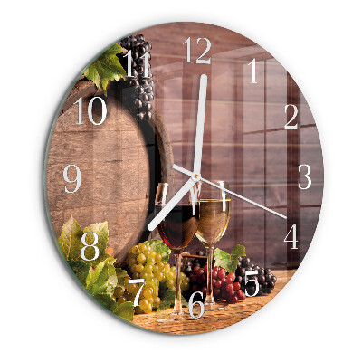 Horloge ronde Raisins