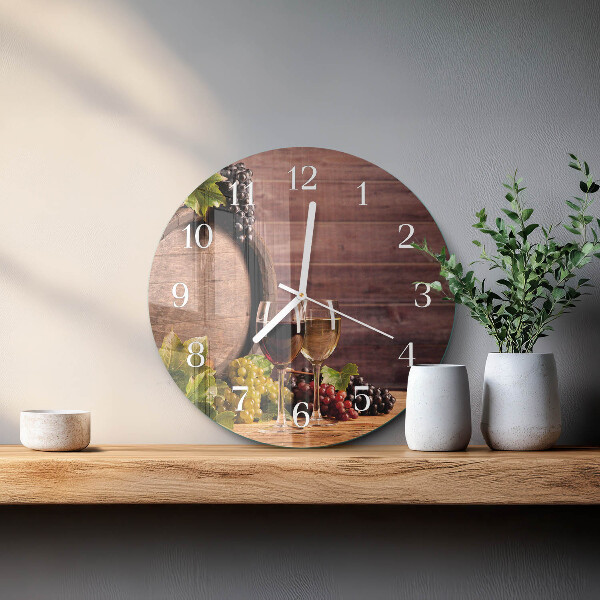 Horloge ronde Raisins