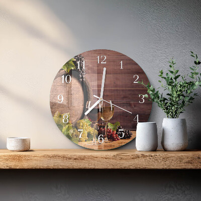 Horloge ronde Raisins
