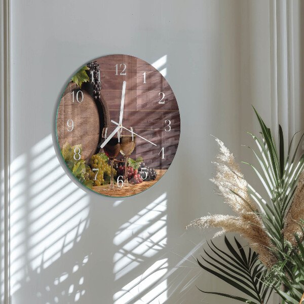 Horloge ronde Raisins