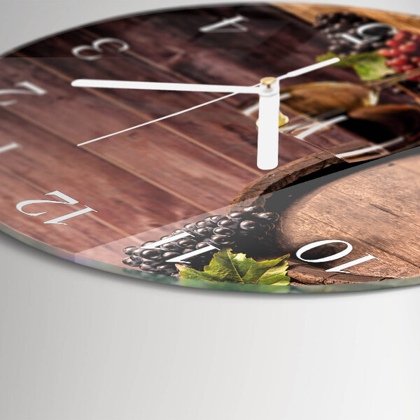 Horloge ronde Raisins